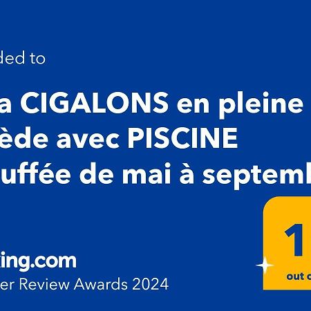 Villa Cigalons En Pleine Pinede Avec Piscine Chauffee De Mai A Septembre Auriol Екстериор снимка