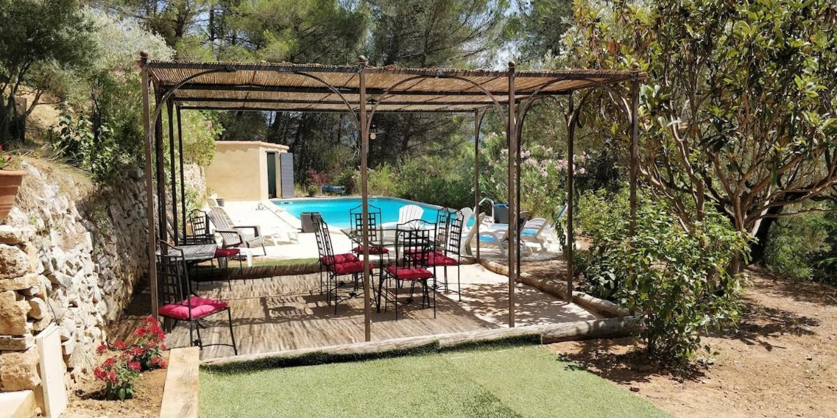 Villa Cigalons En Pleine Pinede Avec Piscine Chauffee De Mai A Septembre Auriol Екстериор снимка